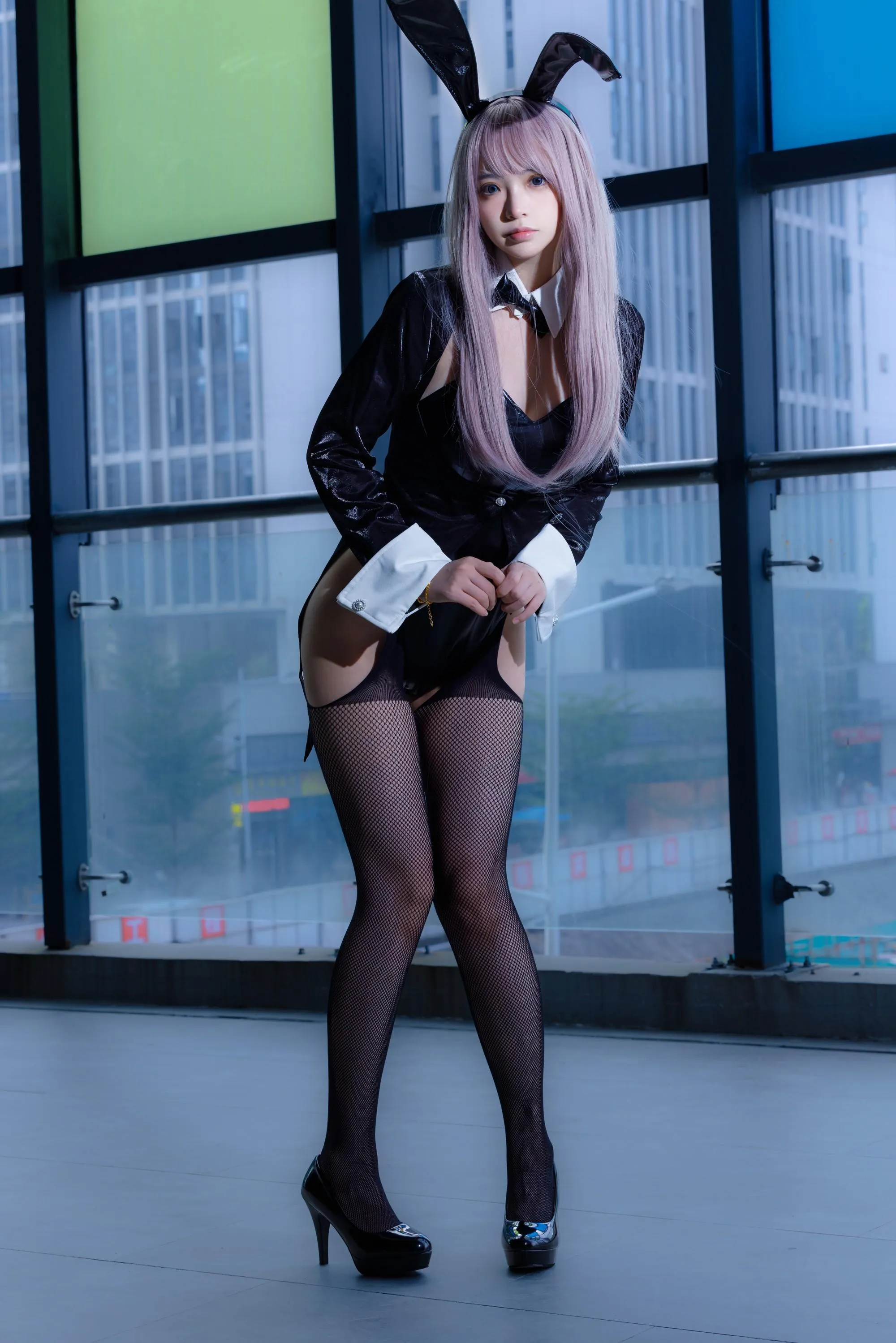 疯猫ss – NO.127 紫发礼服兔 [42P]插图5